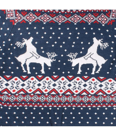 Men's Reindeer Climax Ugly Christmas Sweater Image 4