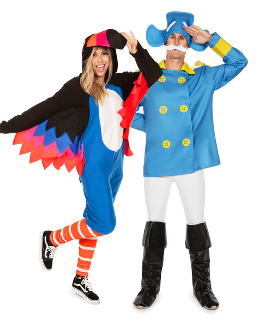 Captain and Toucan Couples Costumes