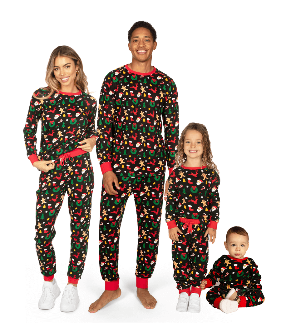 Matching Cookie Cutter Family Pajamas | Tipsy Elves
