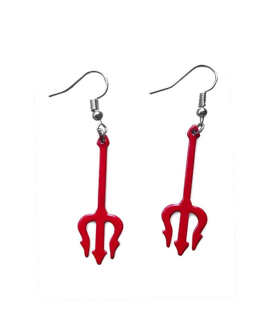 Devil Pitchfork Earrings Halloween Outfits Tipsy Elves