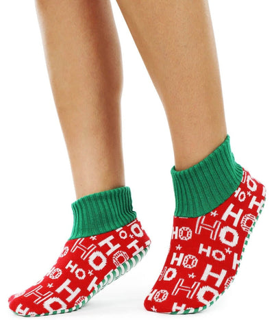 Ho Ho Ho Slipper Socks Image 2