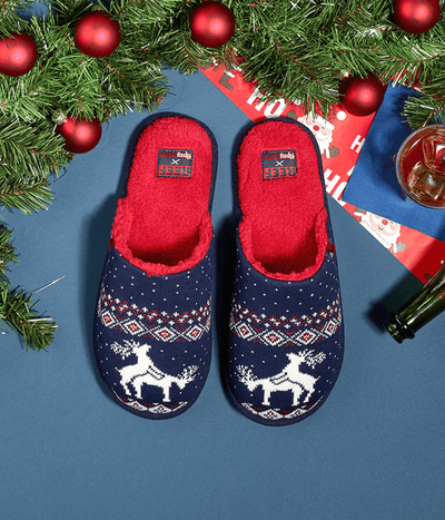 Men's Humping Reindeer Reef Slippers Image 5