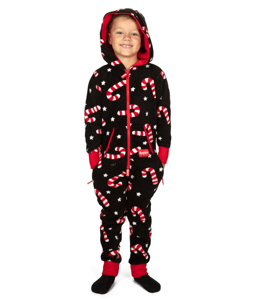 Boy's Candy Cane Lane Jumpsuit Image 3