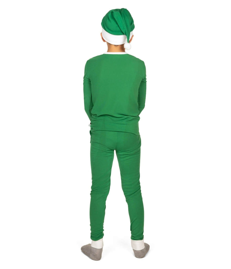 Boy's Elf Pajama Set Image 2