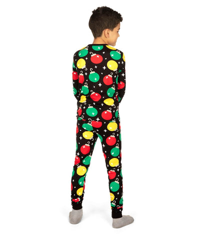 Boy's Ornaments Pajama Set Image 2