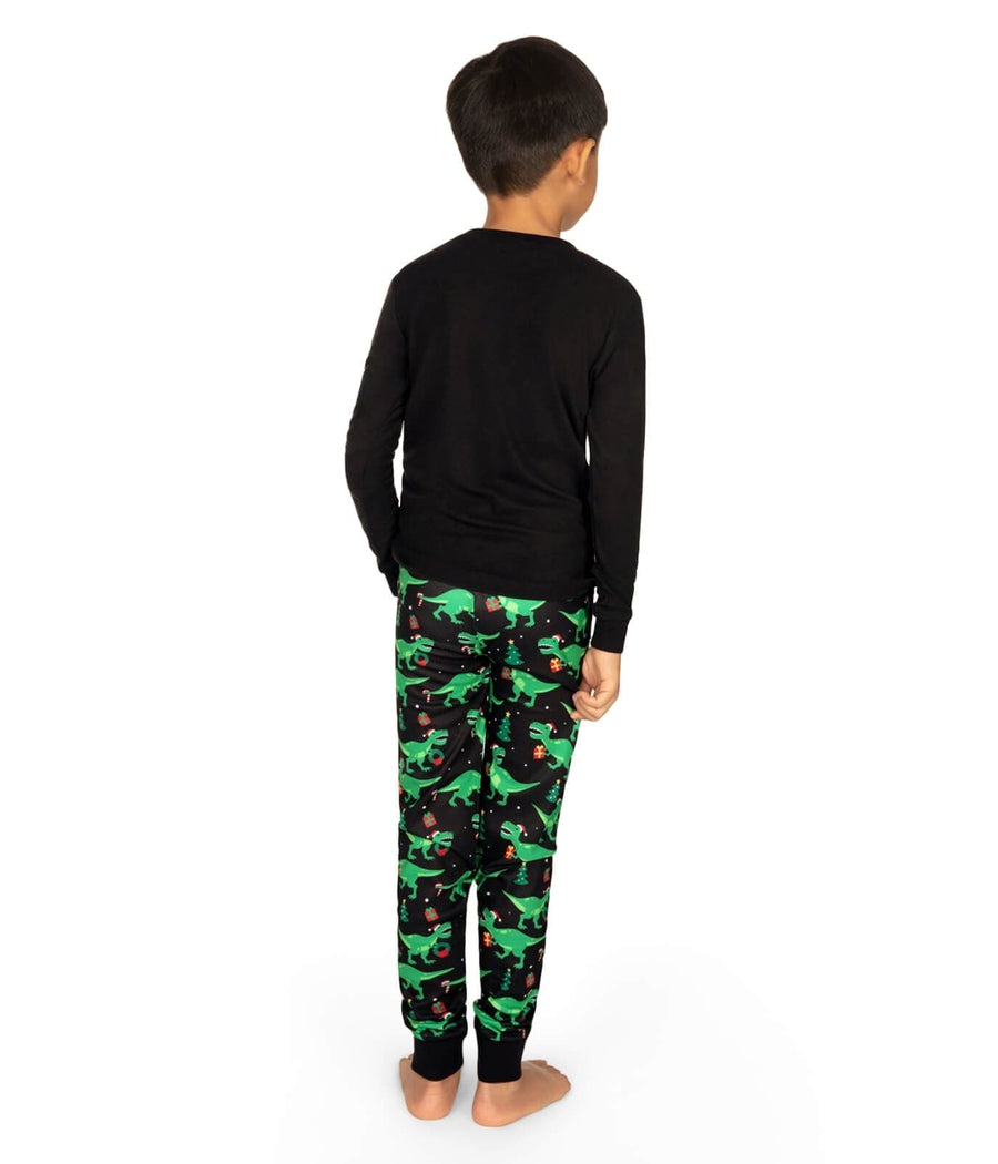 Boy's Rawr Dinosaur Pajama Set Image 2