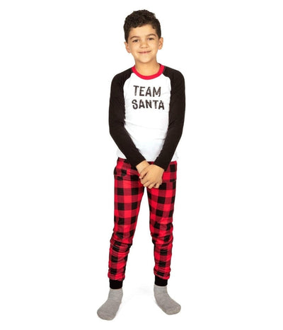 Boy's Team Santa Pajama Set