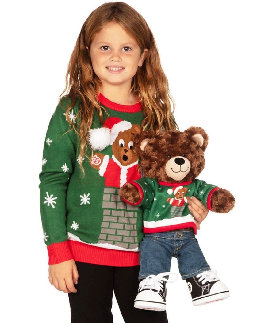 Boy's / Girl's Beary Stuck Build a Bear Sweater