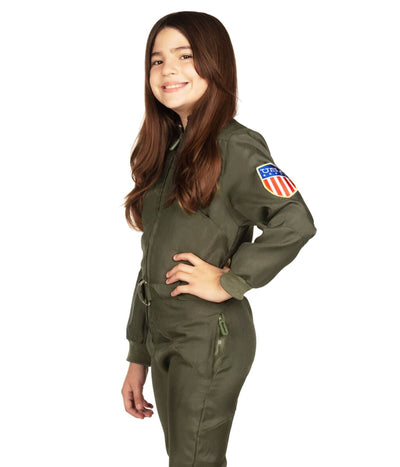 Girl's Pilot Costume Image 3