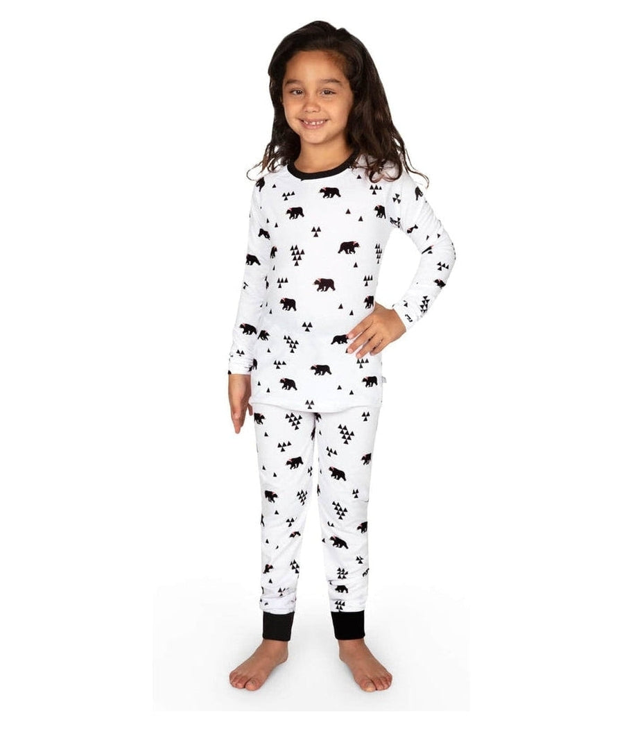 Girl's Beary Christmas Pajama Set Primary Image