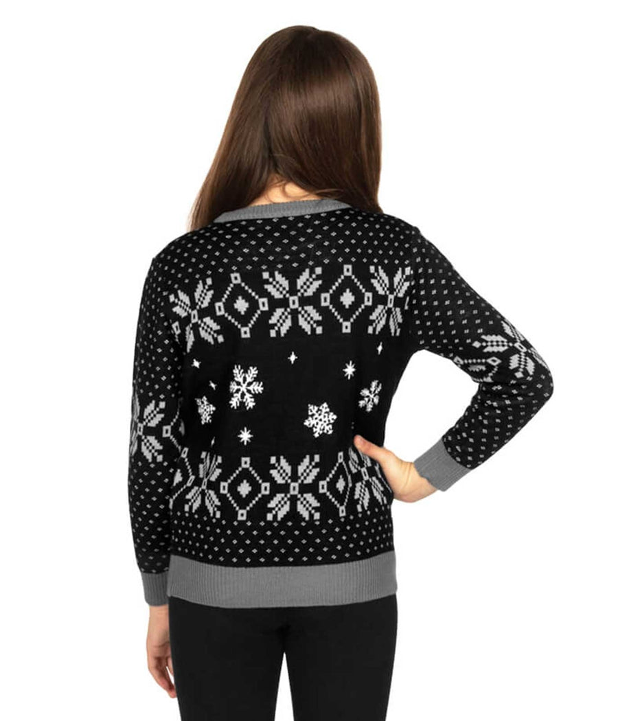 Girl's Let it Snow Light Up Ugly Christmas Sweater