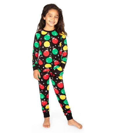 Girl's Ornaments Pajama Set