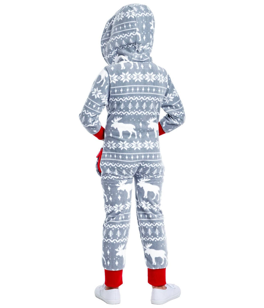 Boy's Grey Moose Jumpsuit