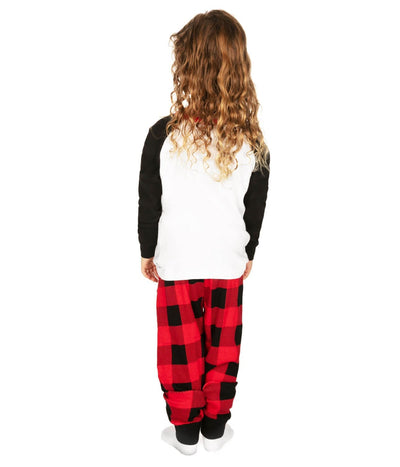 Girl's Team Santa Pajama Set Image 2