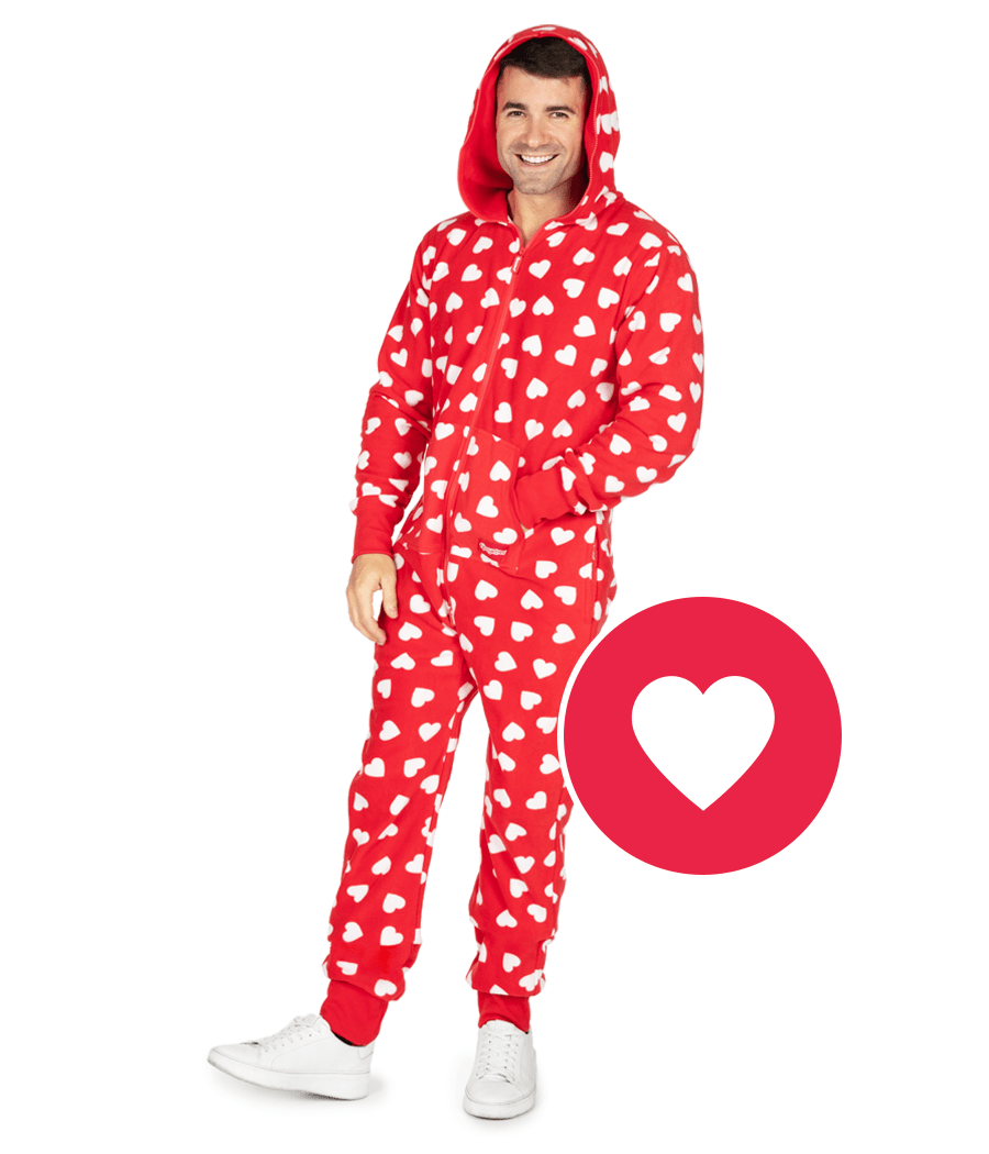 Men's Beating Hearts Jumpsuit