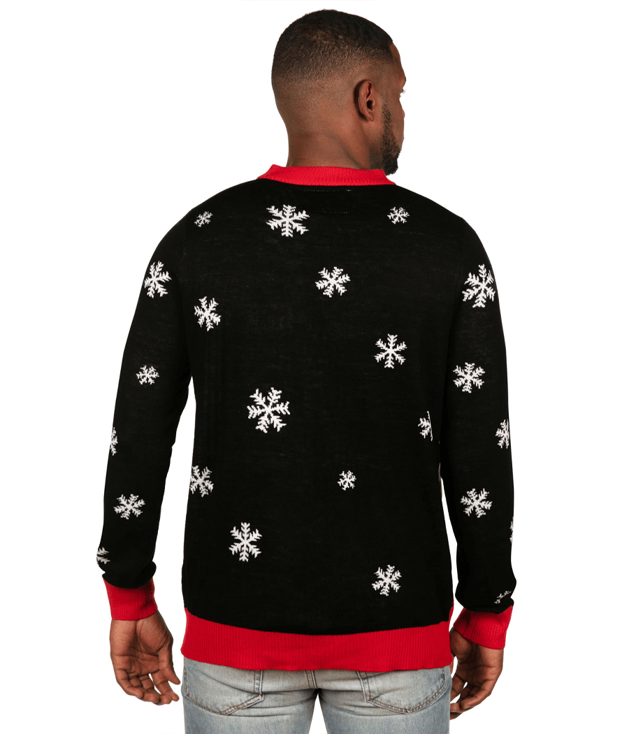 Men's Leaky Roof Light Up Ugly Christmas Sweater Image 4