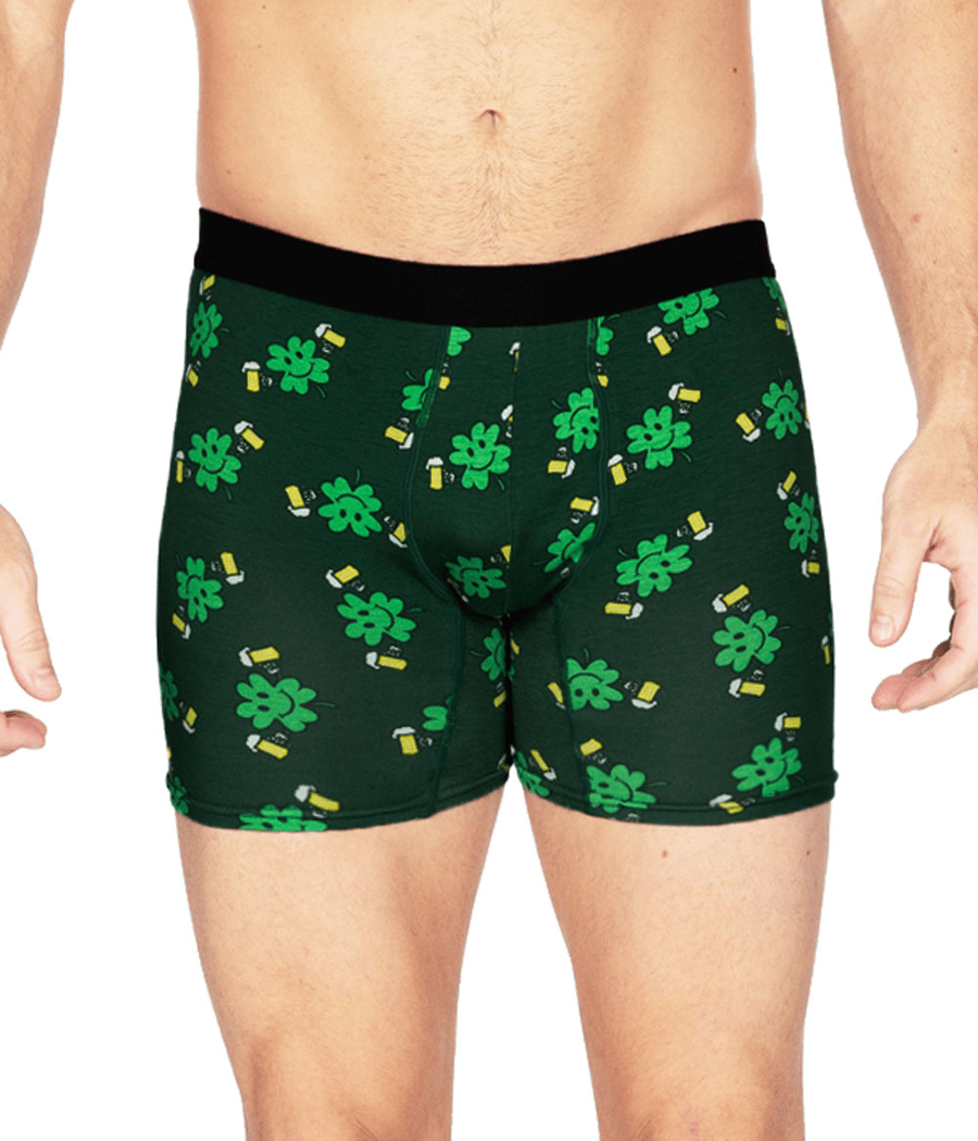 Men's Double-Fist Clover Boxer Briefs