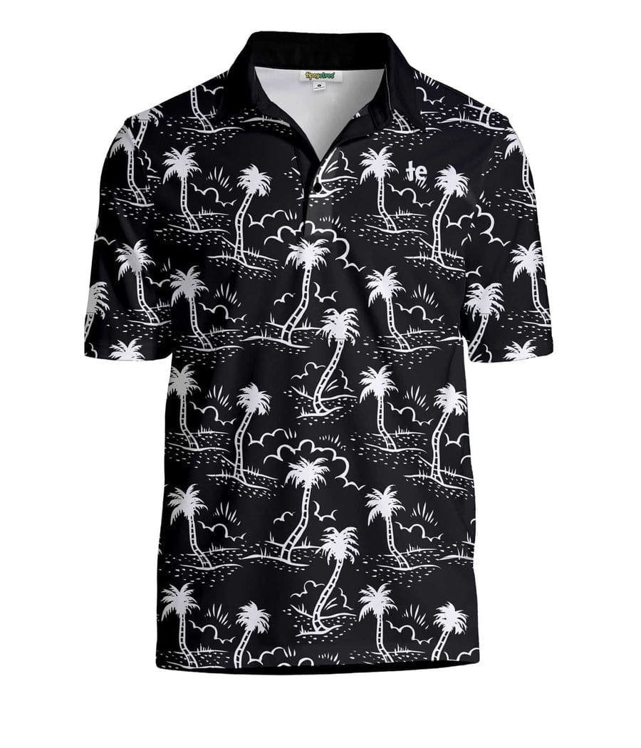 Men's Monochrome Moonlight Polo Shirt