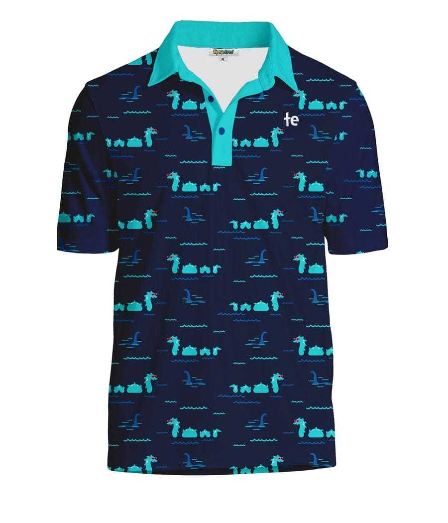 Nothin' But Nessy Polo Shirt: Men's Evergreen Outfits | Tipsy Elves