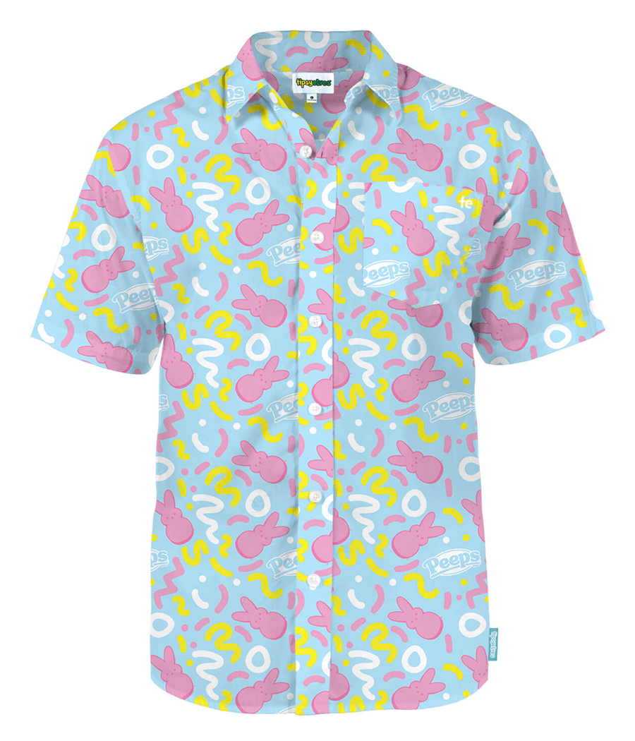 Men's PEEPS® Sugar Me Squiggled Button Down Shirt