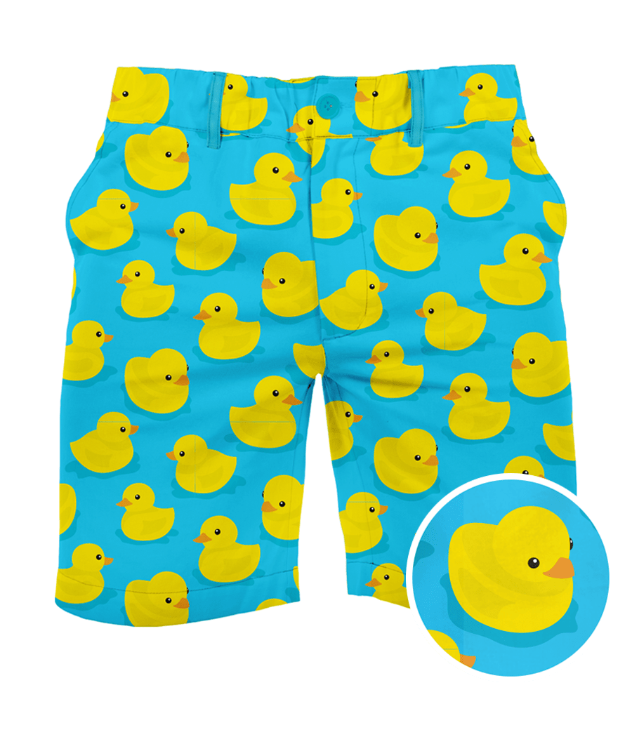 Rubber Ducky Golf Shorts: Men's Golf Outfits | Tipsy Elves