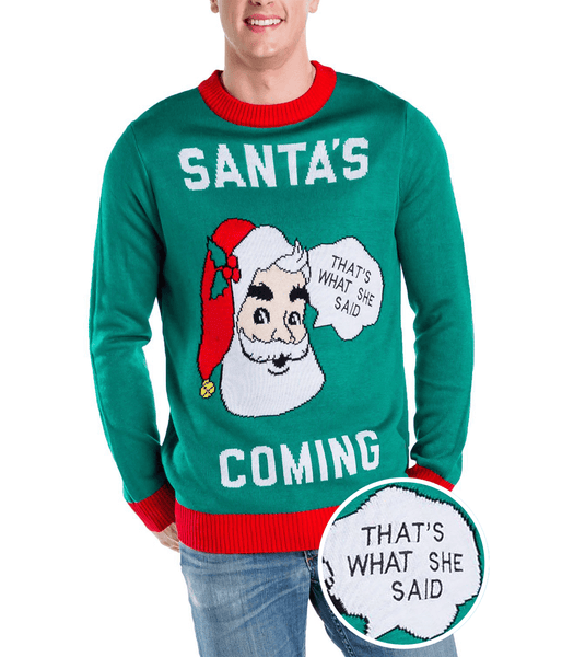 Santa is coming sweater 2025