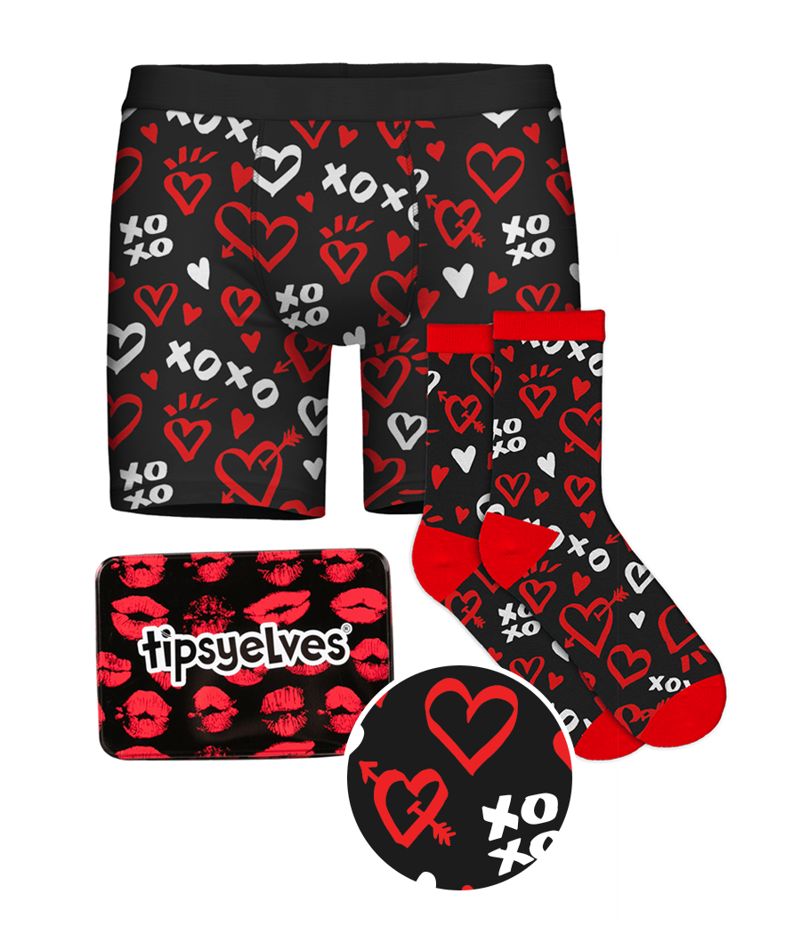 Men's XOXO Boxers & Socks Gift Set
