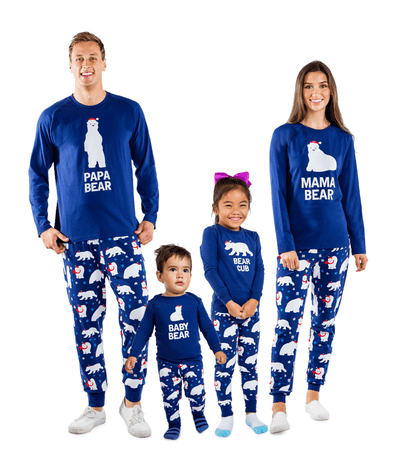 Matching Bear Family Pajamas Primary Image