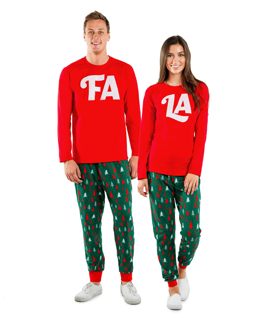 Fa La La Couples Pajamas