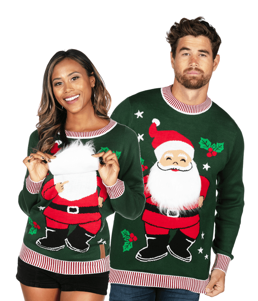 Matching It's Flipping Christmas Couples Ugly Christmas Sweater Primary Image
