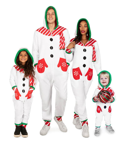 Matching Snowman Family Jumpsuits