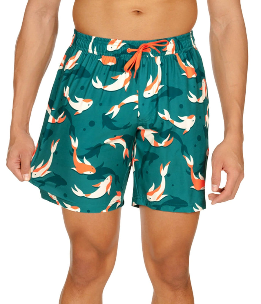 Feelin' Koi Stretch Swim Trunks Image 2