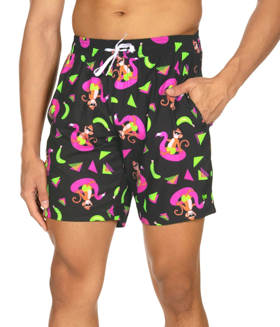 Monkey Business Stretch Swim Trunks Image 4