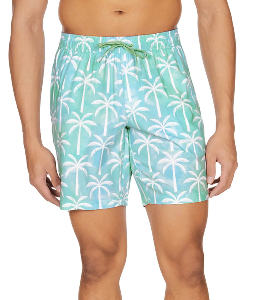 Paradise Palm Stretch Swim Trunks Image 4