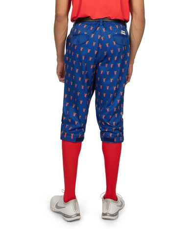 Men's Bloody Mary Golf Knickers with Red Golf Socks Image 3