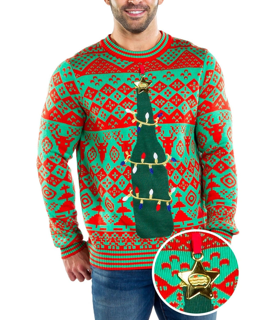 Men's Bottle Opener Ugly Christmas Sweater