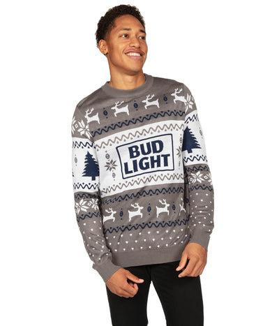 Men's Bud Light Fair Isle Sweater Image 2