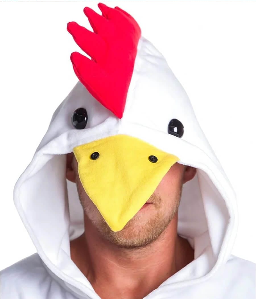 Men's Chicken Costume Image 5