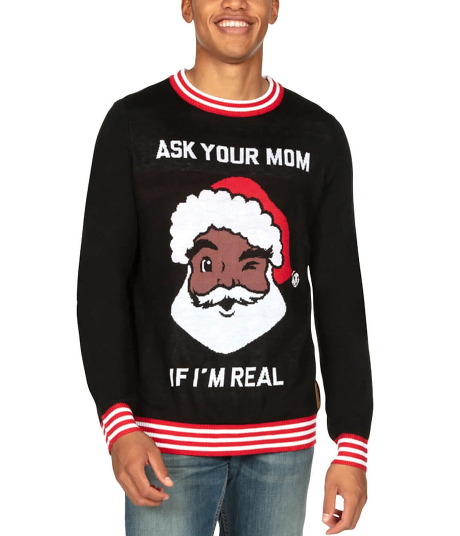 Men's Ask Your Mom Ugly Christmas Sweater Primary Image
