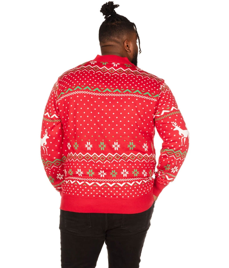 Men's Christmas Climax Big and Tall Ugly Christmas Sweater