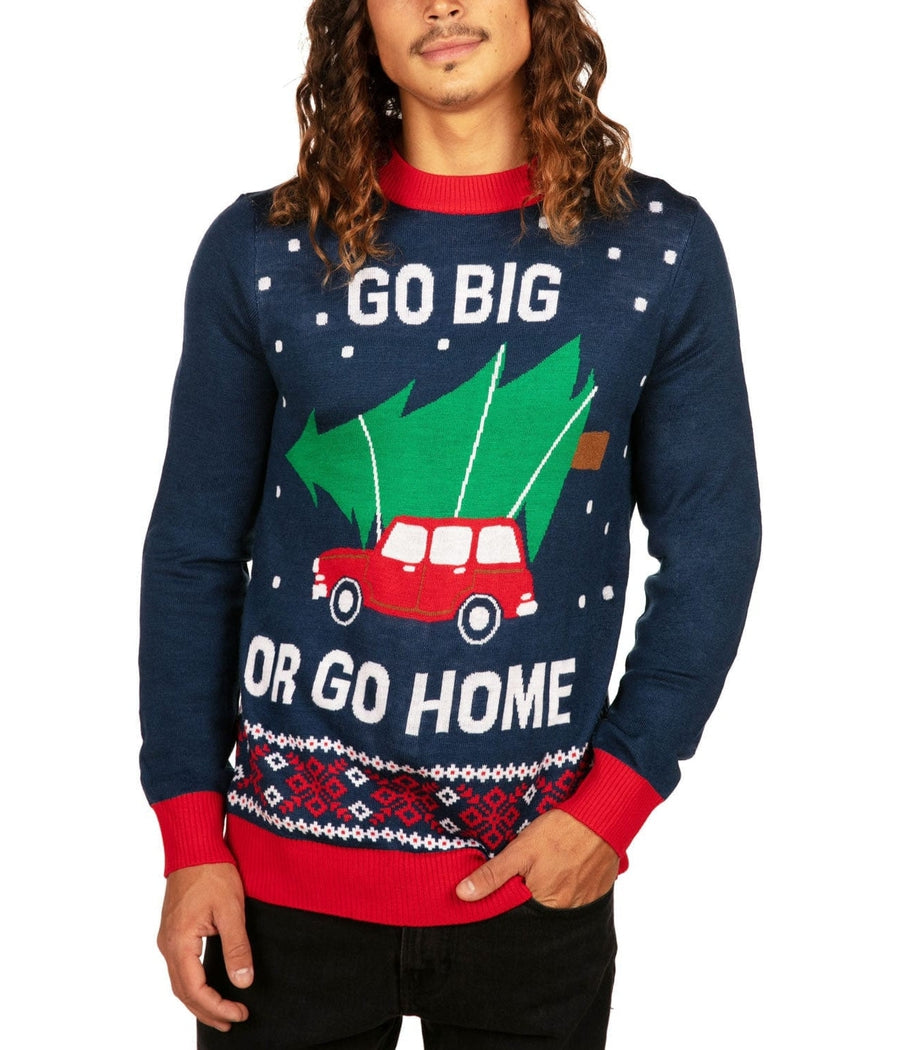 Men's Go Big or Go Home Ugly Christmas Sweater