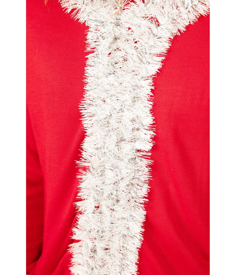 Men's Tinsel Santa Ugly Christmas Sweater