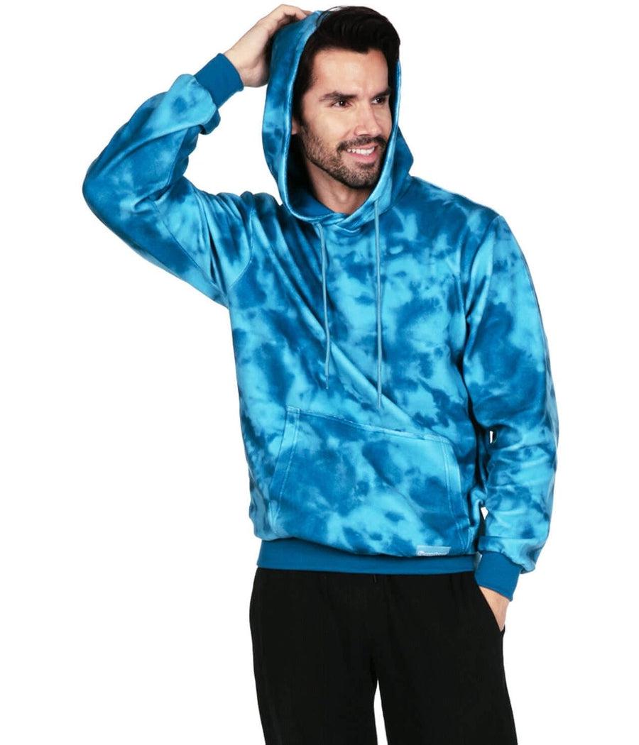 Men's Deep Blue Fleece Hoodie