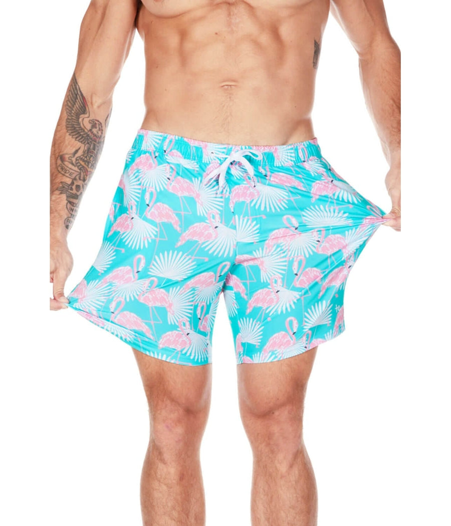 Flamingo Stretch Swim Trunks Image 2