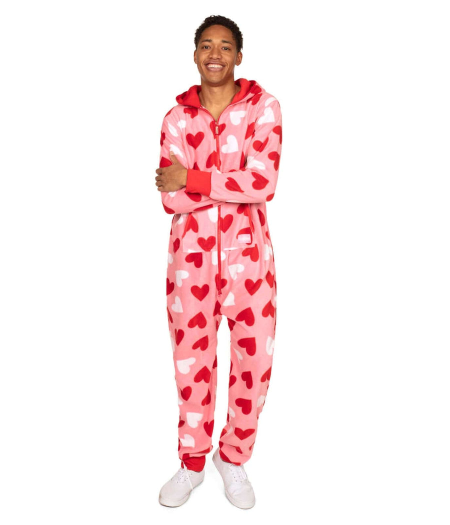 Men's Full Hearts Jumpsuit