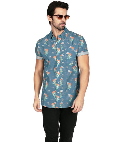 Men's Gator Flavor Hawaiian Shirt Image 4