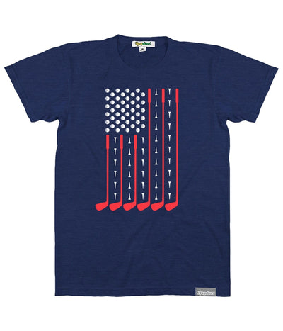 Men's American Golf Flag Golf Tee Primary Image