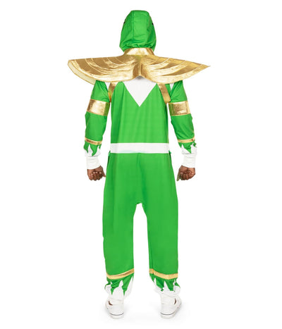 Men's Green Power Hero Costume Image 2