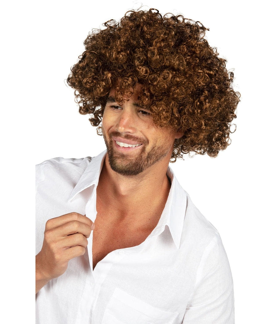 Brown Afro Wig Primary Image