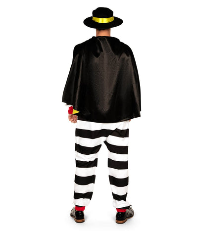 Men's Hamburger Thief Costume Image 2